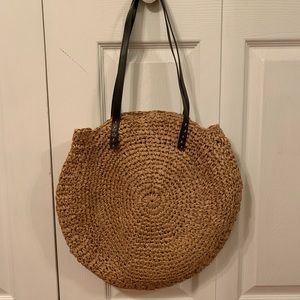 Large Straw Handbag